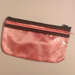 4/$15 🌻 Pink Ribbon Breast Cancer Makeup / Jewellery Zipper Pouch